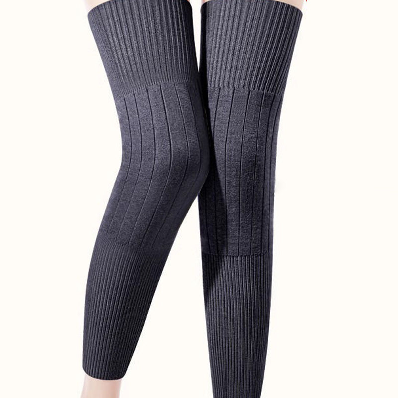 Comfortable and thermally elastic long knee pads