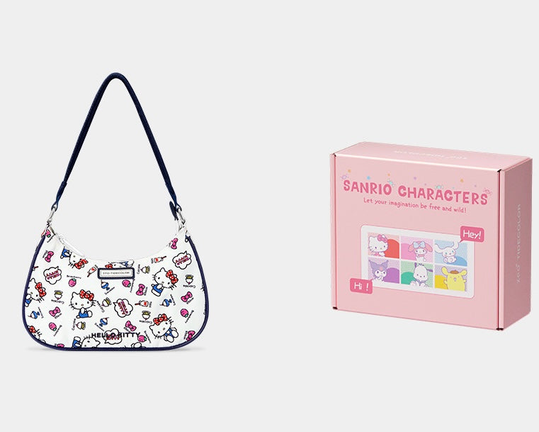 Sanrio Hobo Bag Nylon Shoulder Bags Top Handle Purse（gift box packaging）
