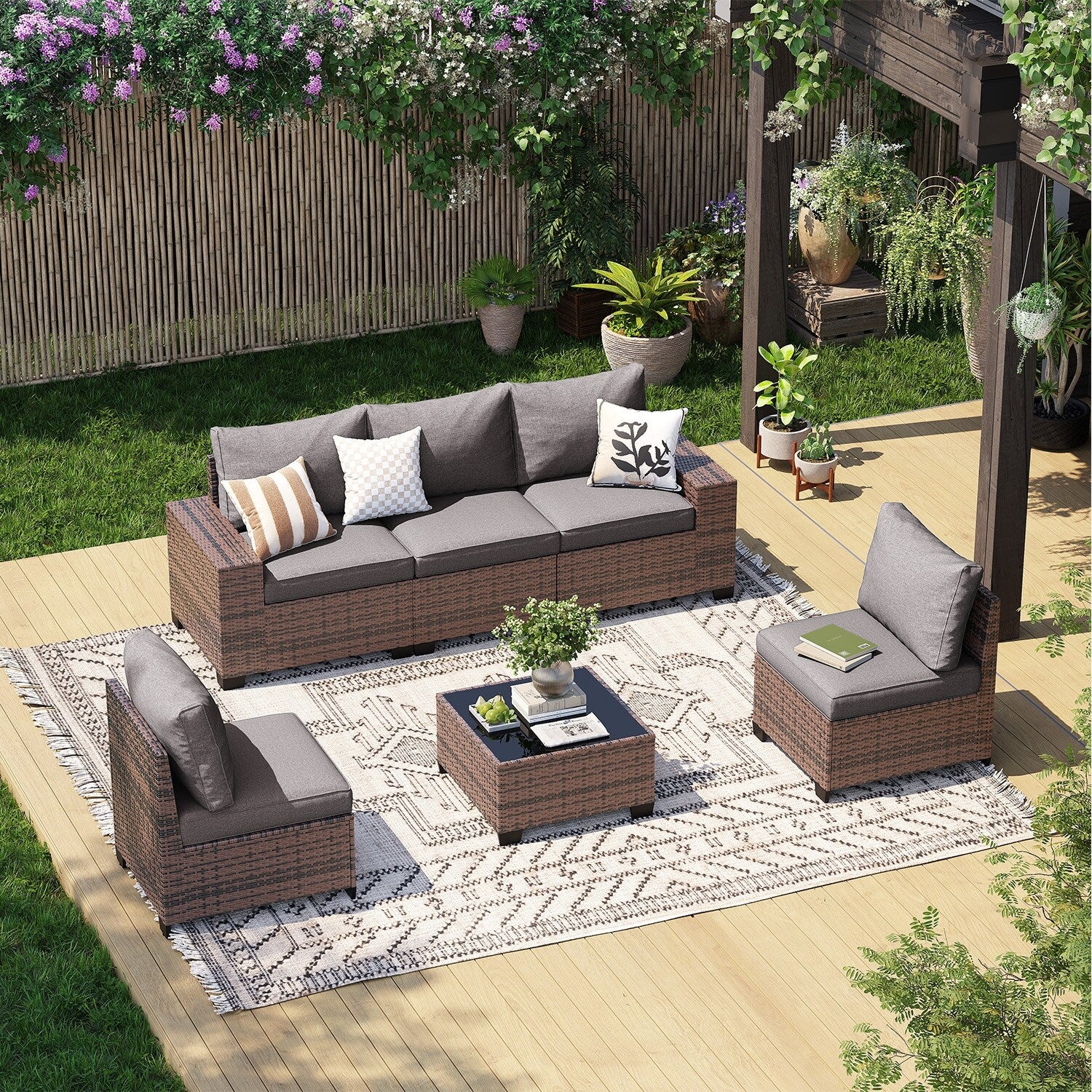 Patio Furniture Set , Outdoor Sectional Sofa Set