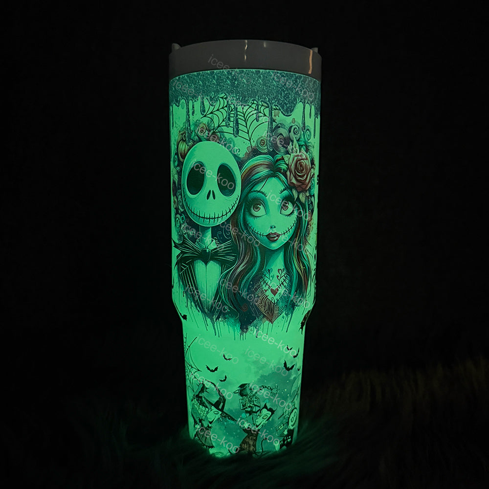 Eunice Sally x Jack Skellington 40oz Tumbler