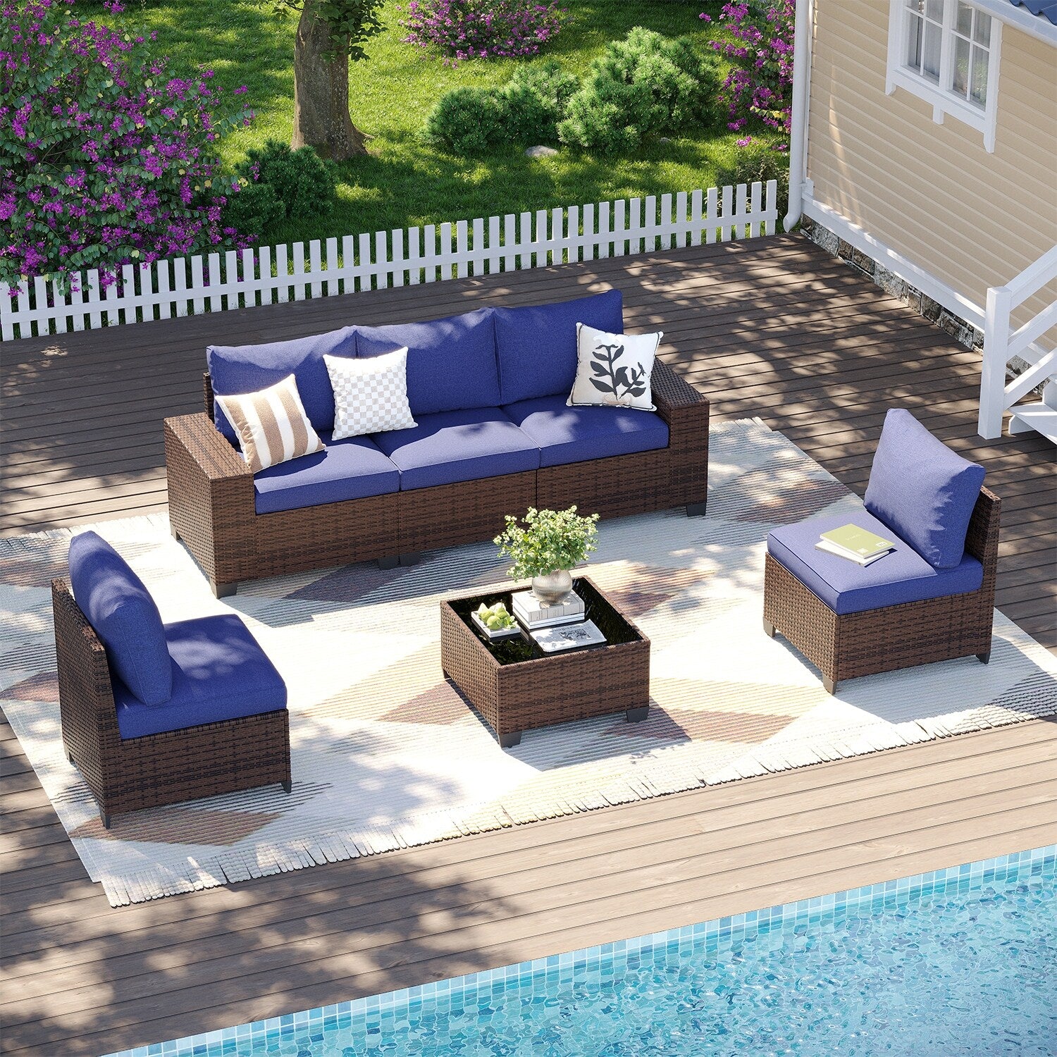 Patio Furniture Set , Outdoor Sectional Sofa Set