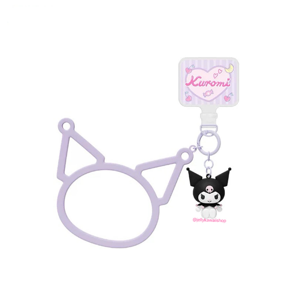 Sanrio Silicone Bracelet Charm Keychain