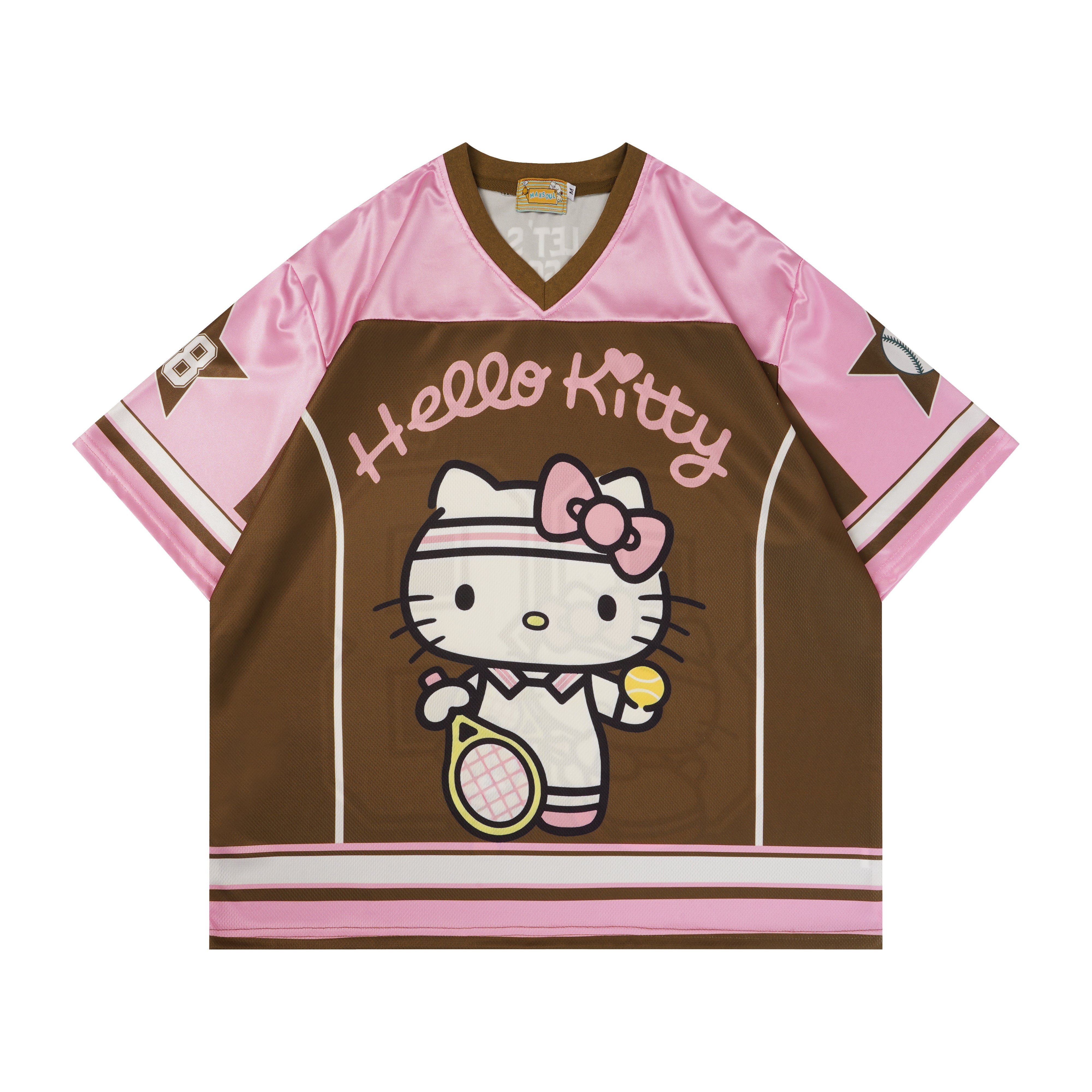 Hellokitty Jersey Shirts Loose T-Shirts
