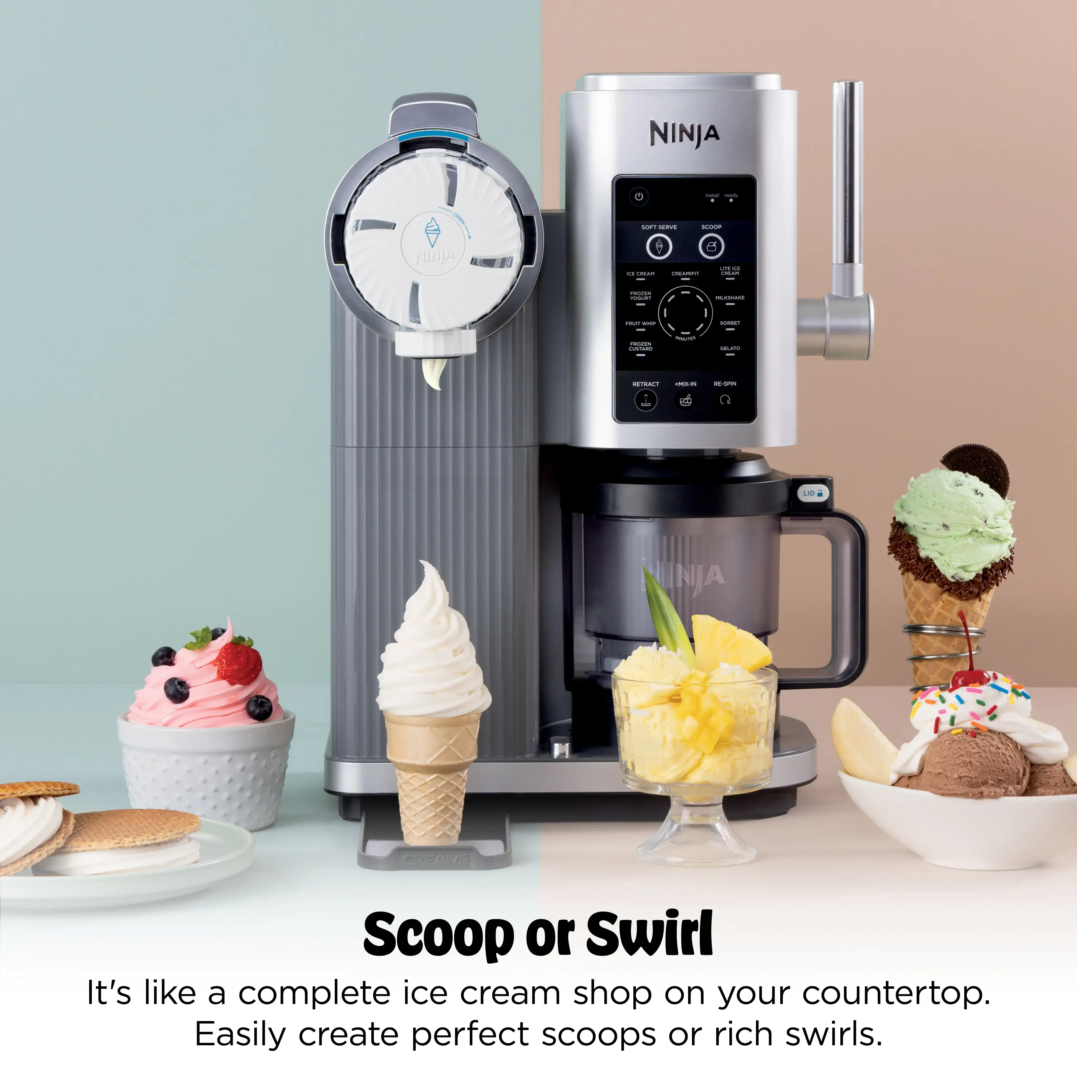 13-in-1 Ice Cream and Soft Serve Maker - NC701