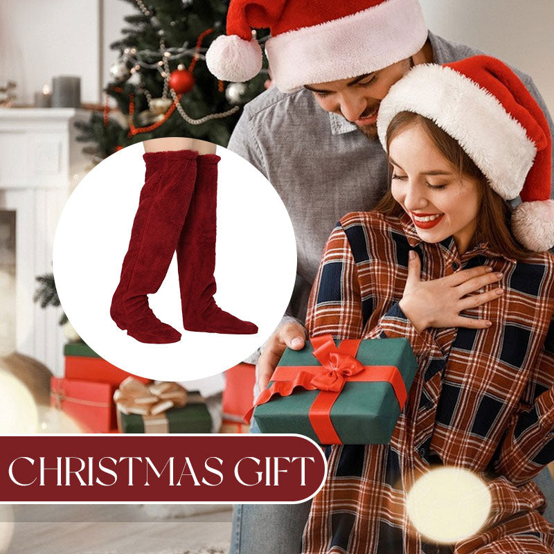 Goose Down Knee Socks For Christmas