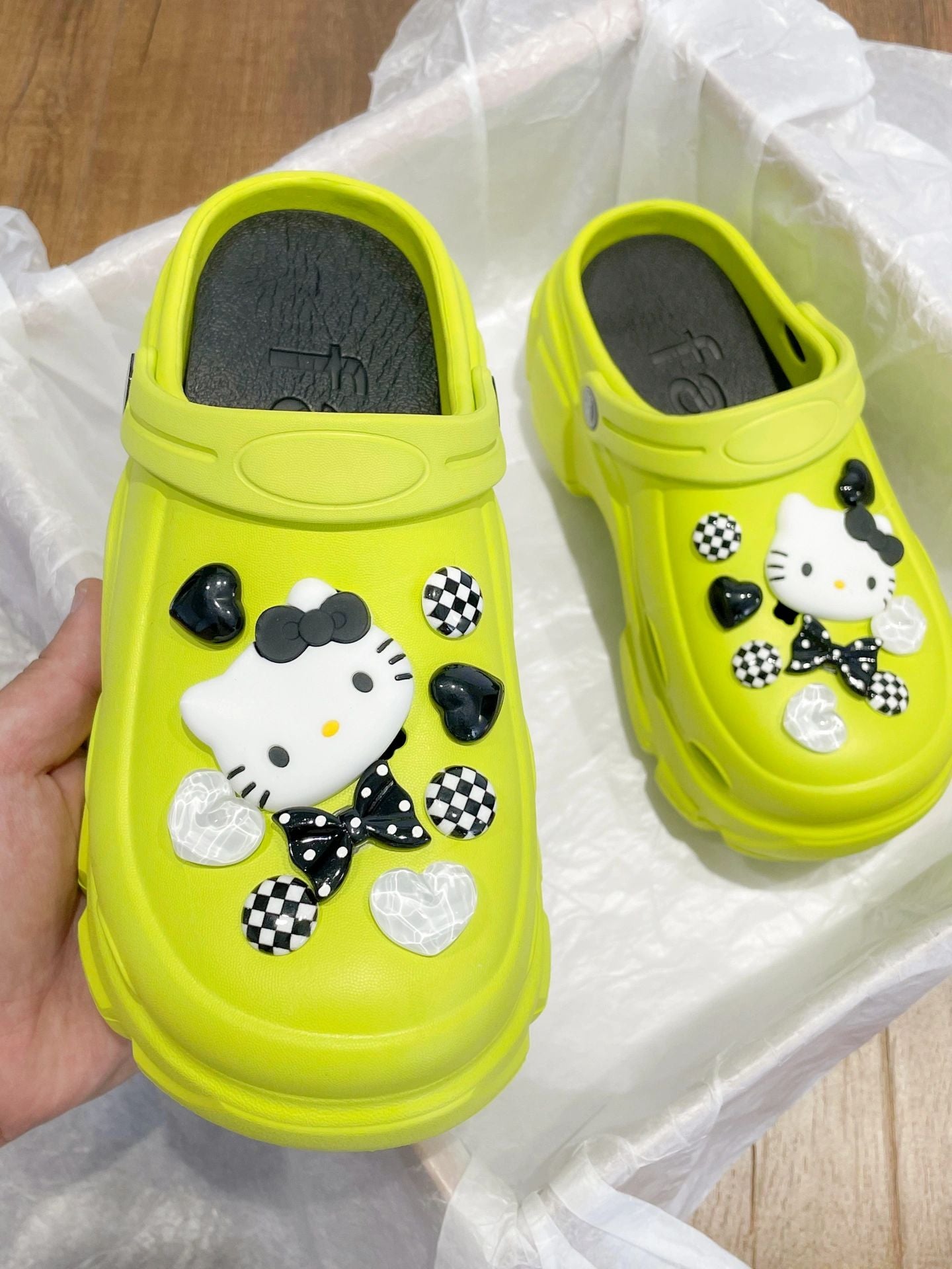 Hellokitty Clogs Platform Shoes Sandal