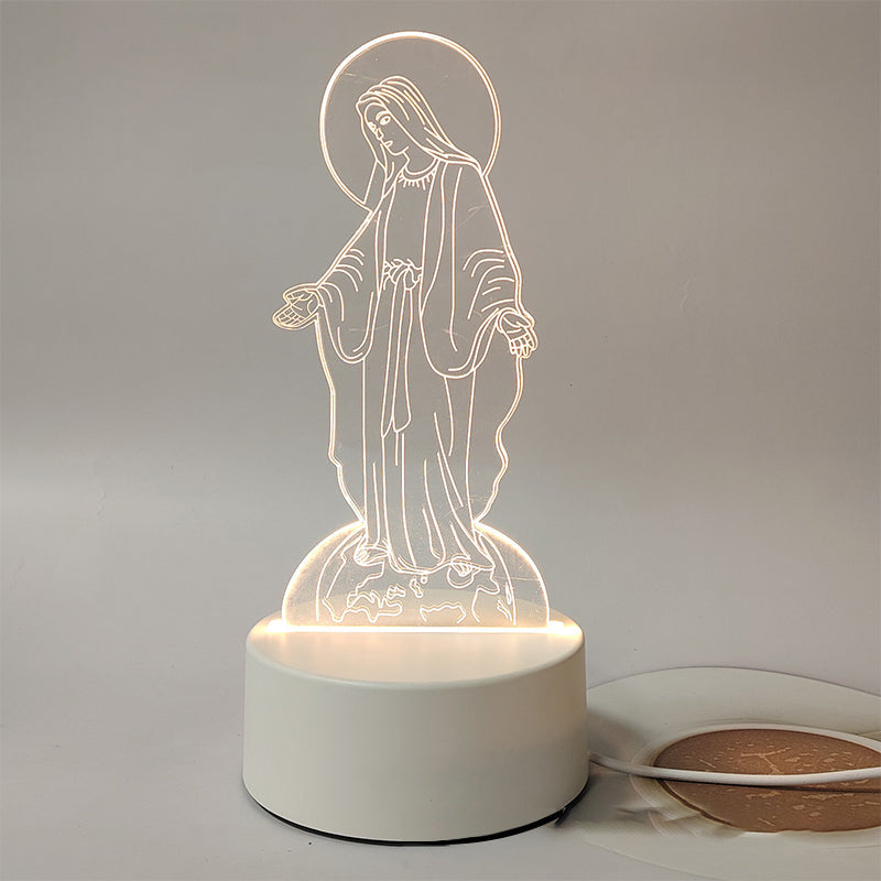 🎄Christmas Sale 48% OFF🔥Jesus 3D Night Lamp & Religious Gifts
