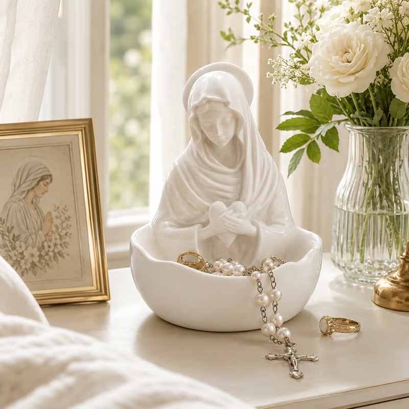 🔥Last Day 50% OFF - Handmade Virgin Mary Catch-All Bowl🙏