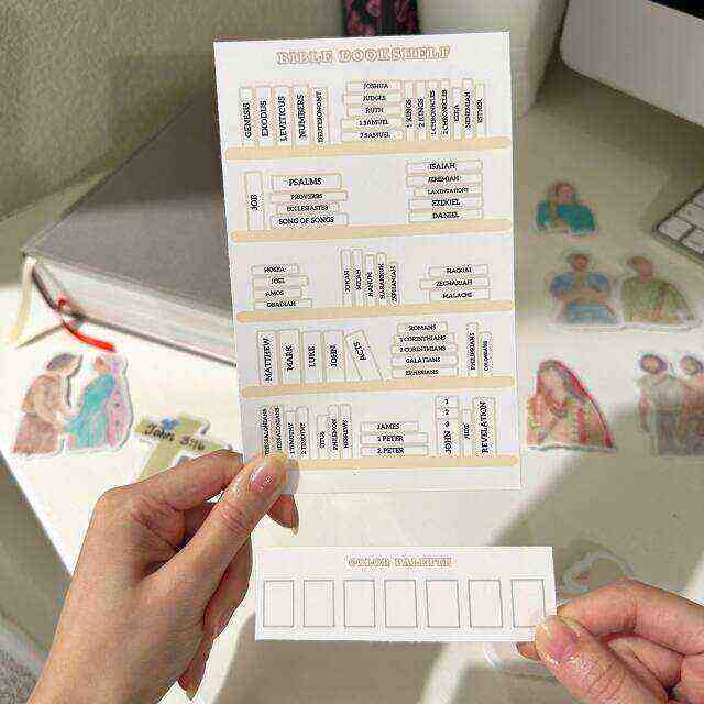 ✝️Bible Study Tracker Stickers