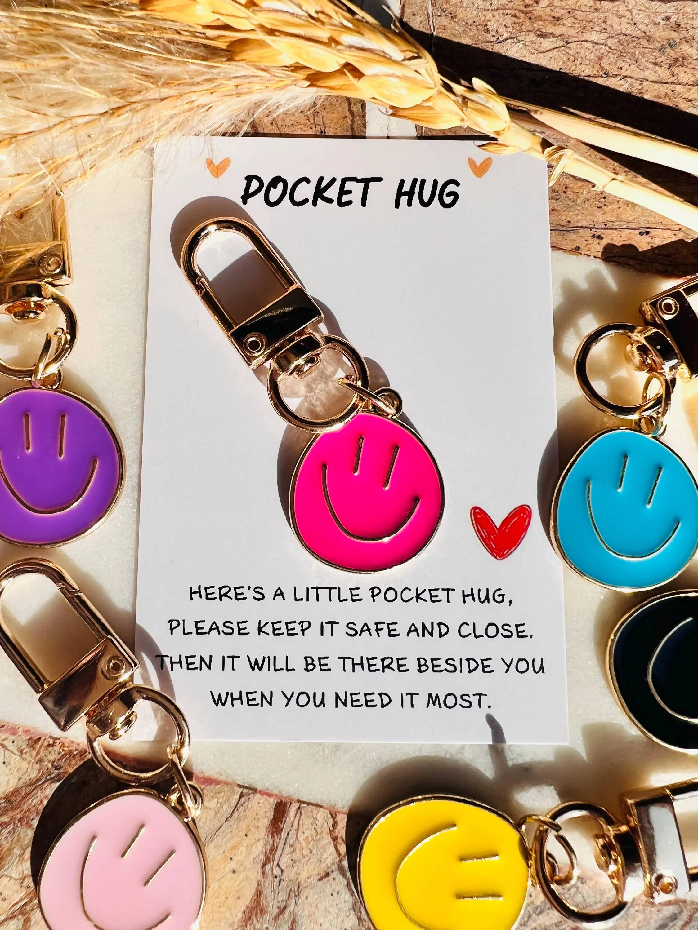Pocket Hug Keychain for Students