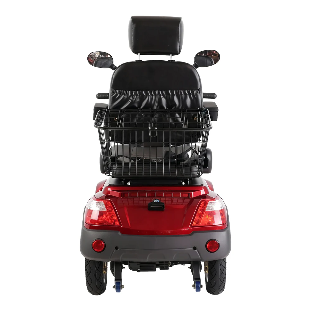 Heavy Duty 4-Wheel Mobility Scooter - 60V/20Ah,35 Miles for Seniors 500lbs with Adjustable Seat and Drum Brake