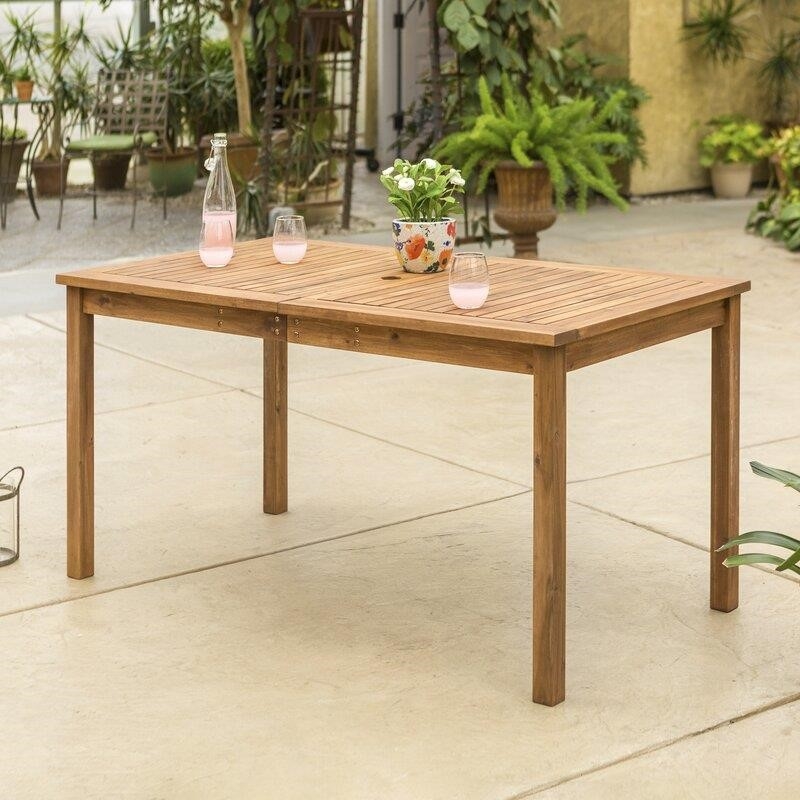Diboll Rectangular 6 - Person 60'' Long Dining Set with Cushions