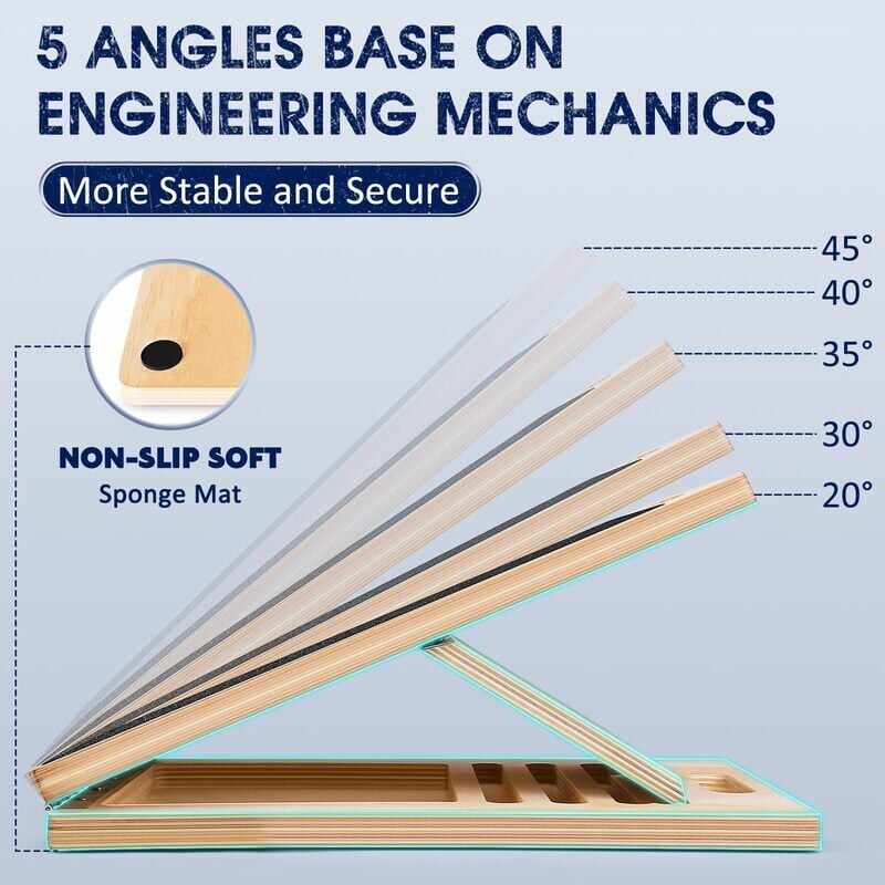 🔥Portable Wooden Slant Board for Calf Stretching