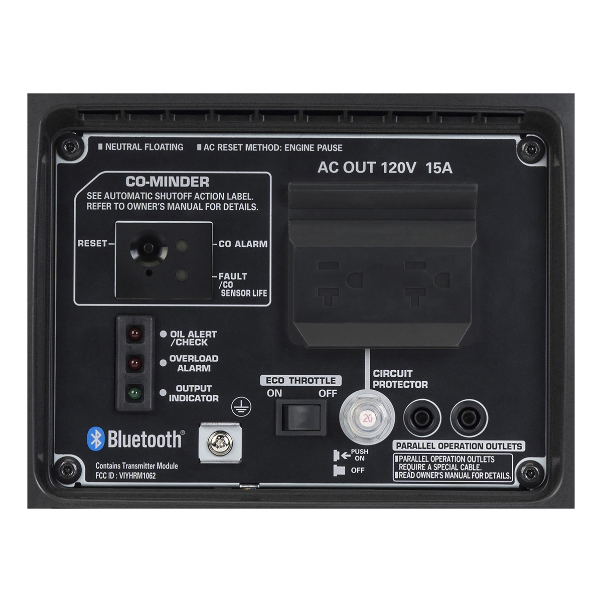 2200-Watt Remote Stop/Recoil Start Bluetooth Super Quiet Gasoline Powered Inverter Generator with Advanced CO Shutdown