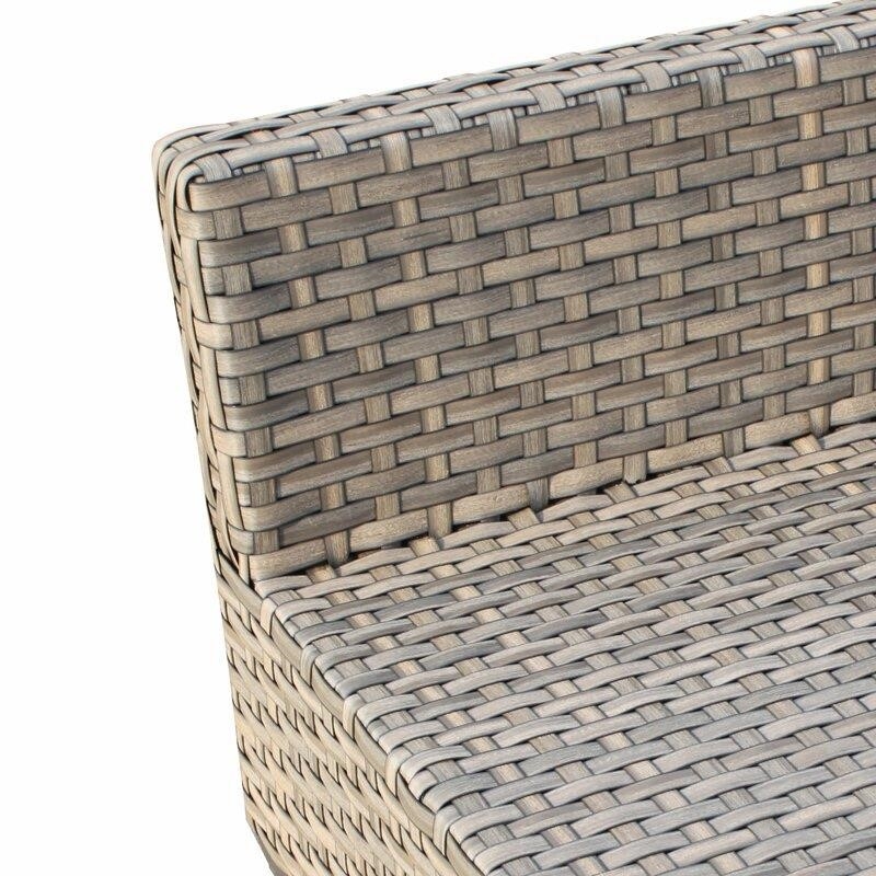 Rochford All Weather Wicker/Rattan 4 - Person Seating Group with Cushions