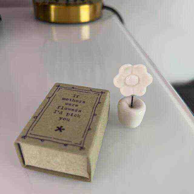 Porcelain Flower Matchbox Gift - Mother's Day Present