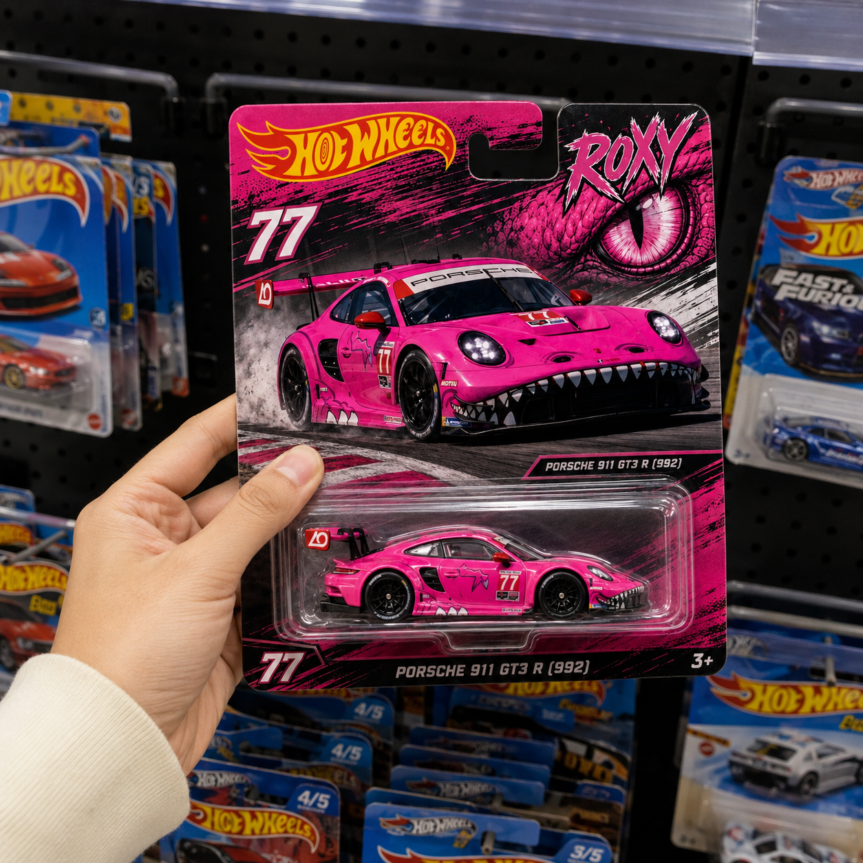 Pink Night Racer Model Car