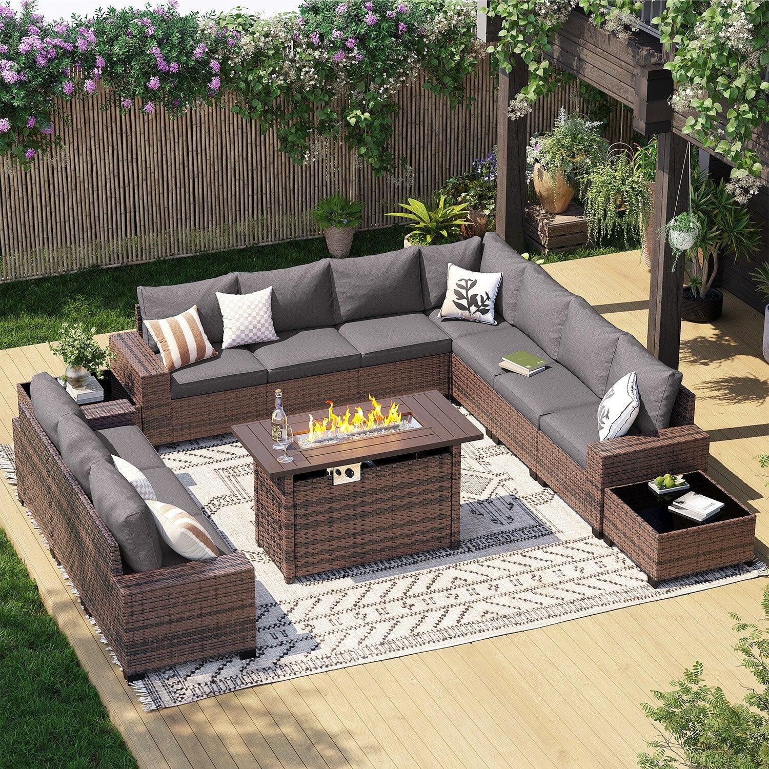 Patio Furniture Set , Outdoor Sectional Sofa Set