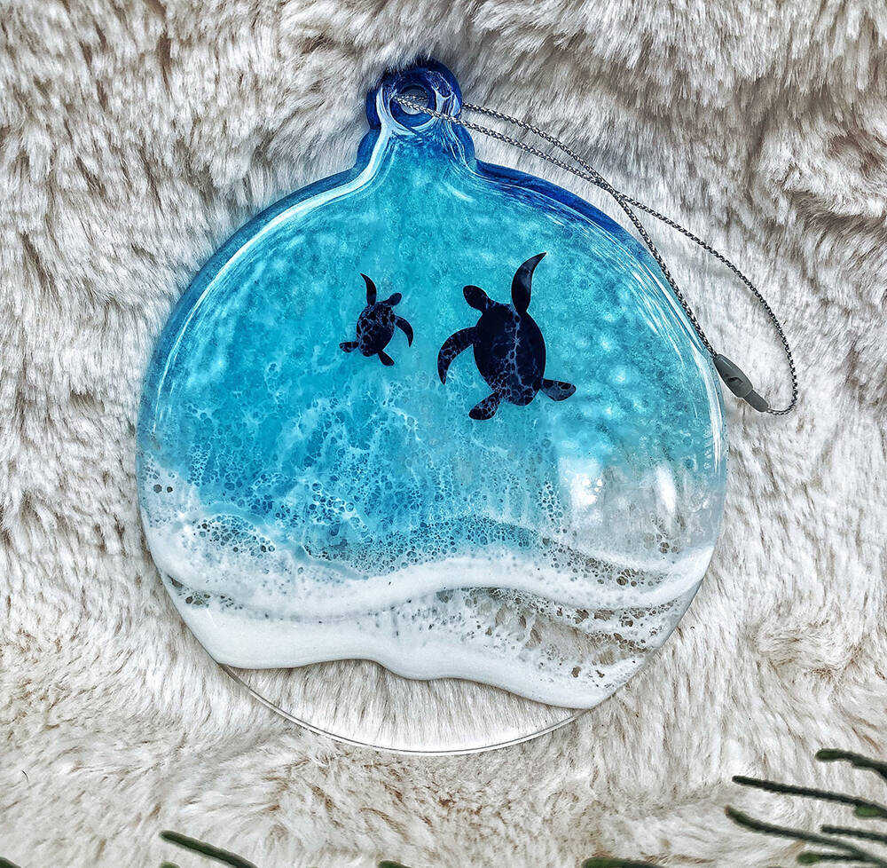 Turtle Christmas Ornament