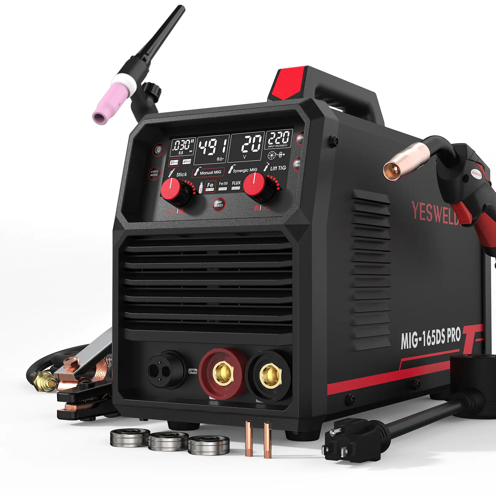 165Amp MIG Welder 4-in-1