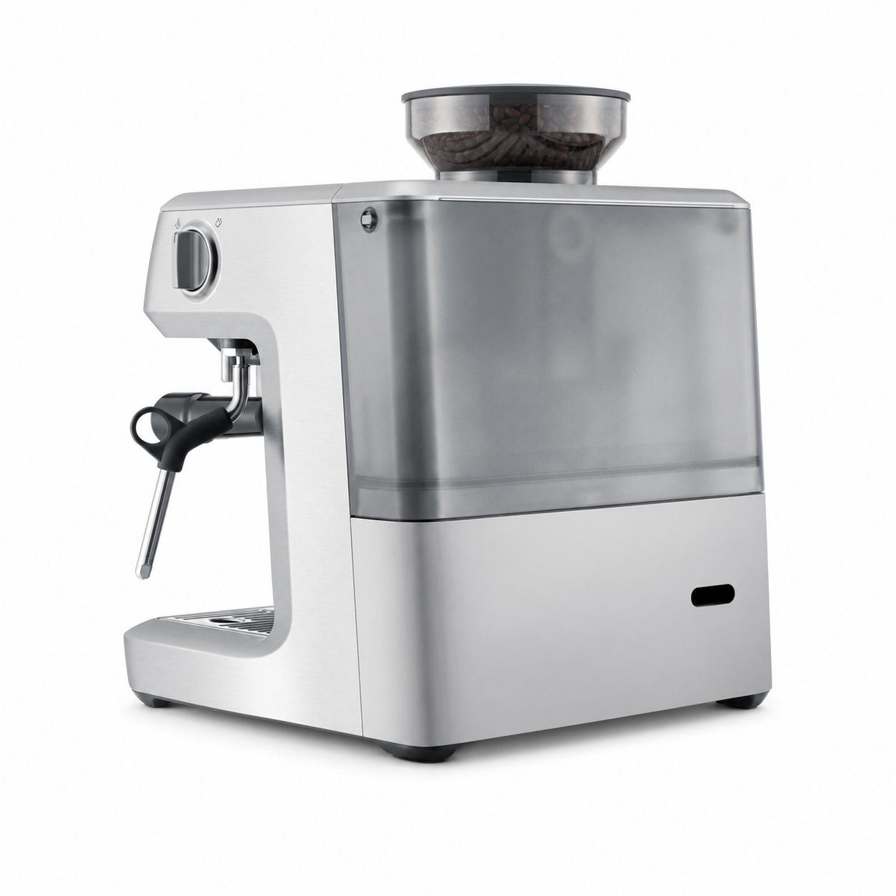 🔥 Semi-Automatic Espresso Machine with Built-In Grinder & Milk Frother