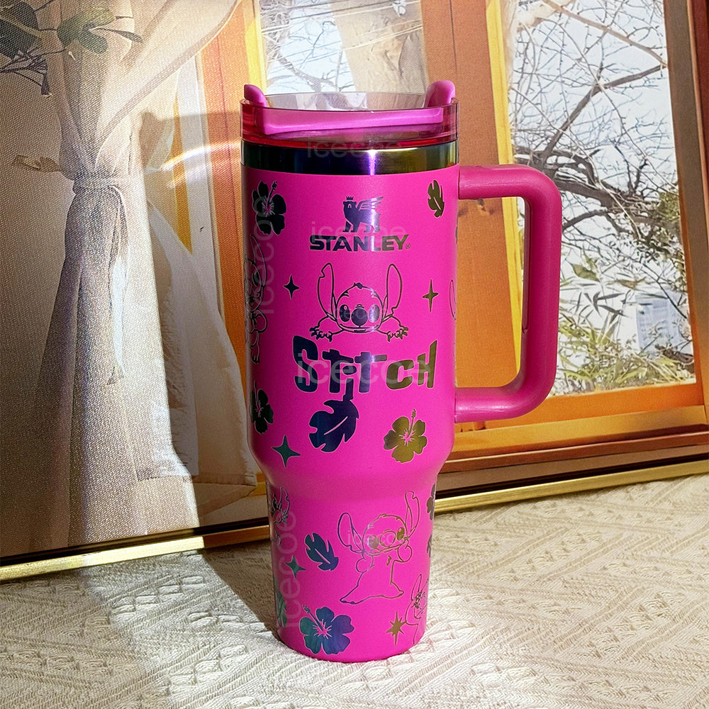 Limited Stock Only $35.99 Final Clearance Sparkly Cartoon Print 40oz Insulated Tumbler