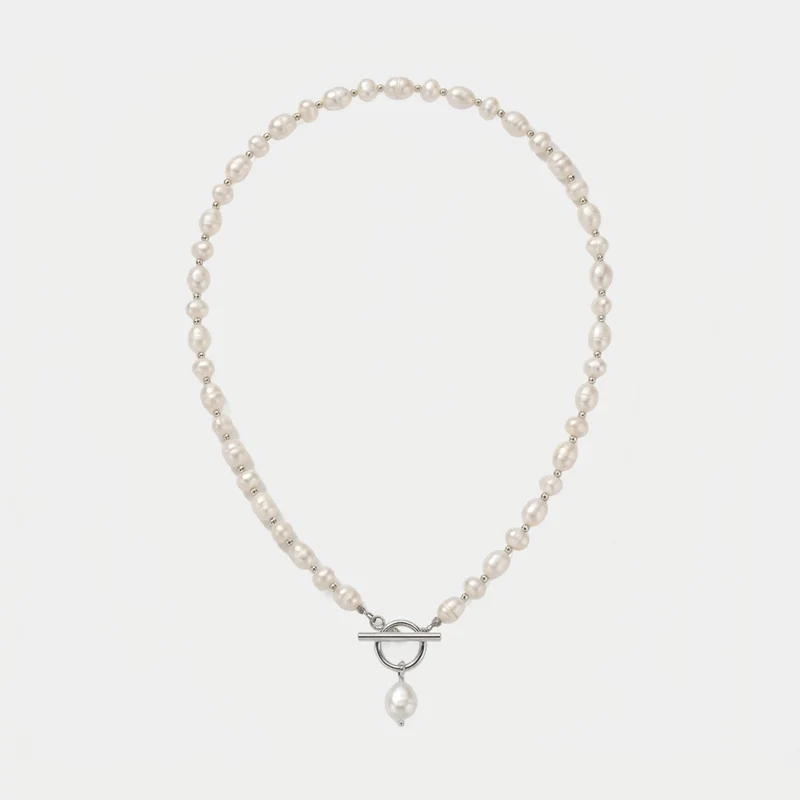 🤍 Elegant Freshwater Pearl Necklace