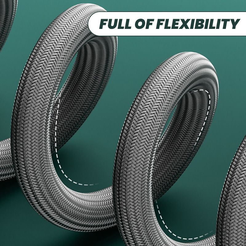 Upgraded Explosion-proof Braided Shower Hose - Anti-leak