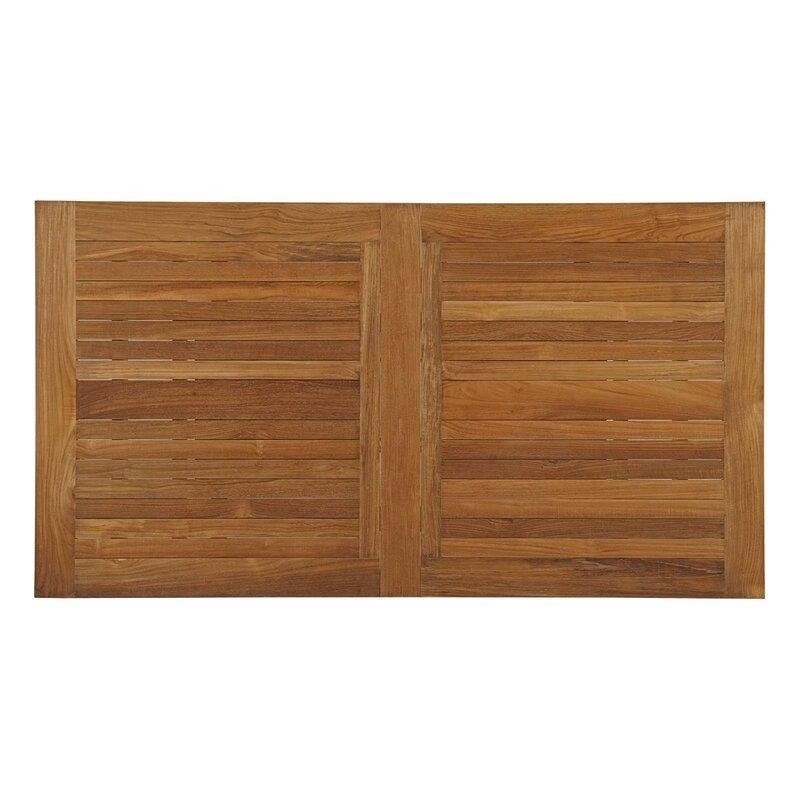 Sidney Rectangular 6 - Person 108.5'' Long Teak Dining Set