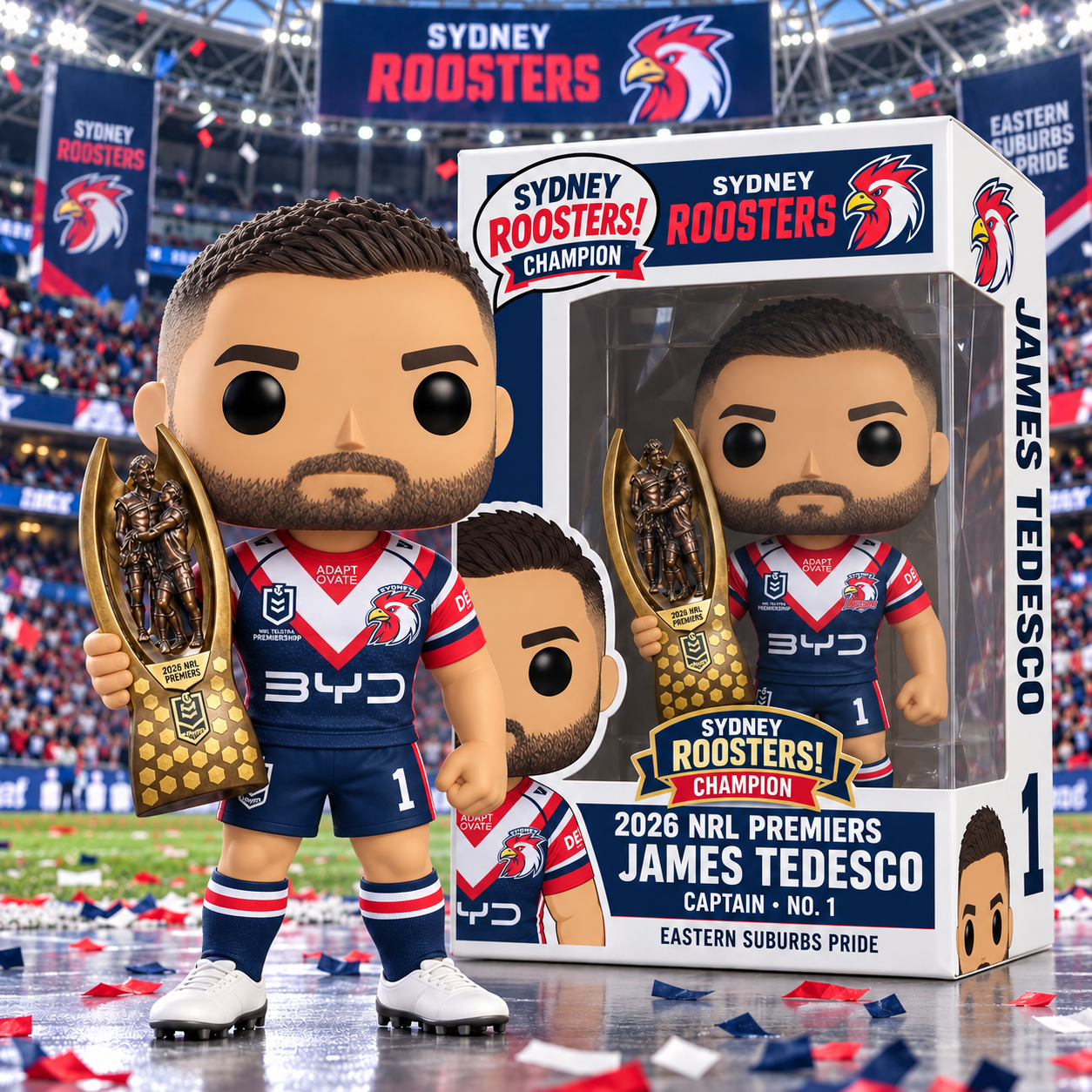 2026 NRL Premiers Collectable Pop Figure
