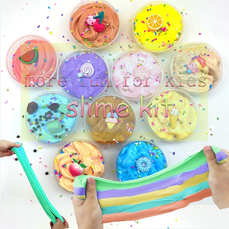 ⏰Christmas Sale 46% OFF!!🎁Super Clay Slime DIY Soft & Squishy Clay Scented Slime Sensory Clay
