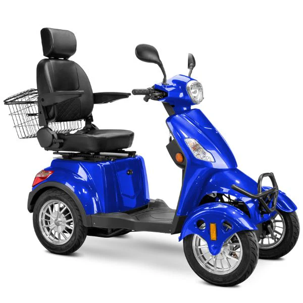 Heavy Duty 4-Wheel Mobility Scooter - 60V/20Ah,35 Miles for Seniors 500lbs with Adjustable Seat and Drum Brake