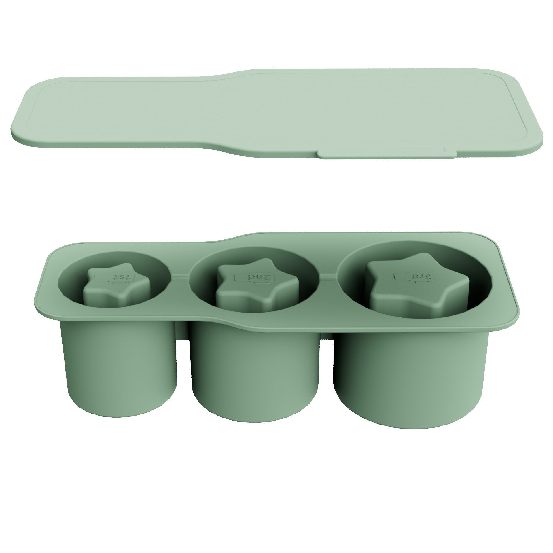 Large capacity ice lattice ice making mould 30/40oz ice bar cup star silicone ice lattice