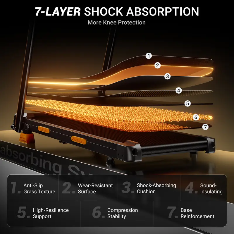 🔥Last Chance Sale🔥16% Incline Foldable Treadmill, 400 lbs