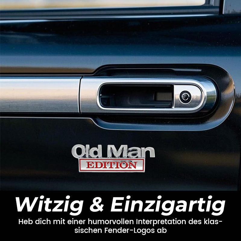 Car badges for seniors/🚗 Old Man Edition car badges