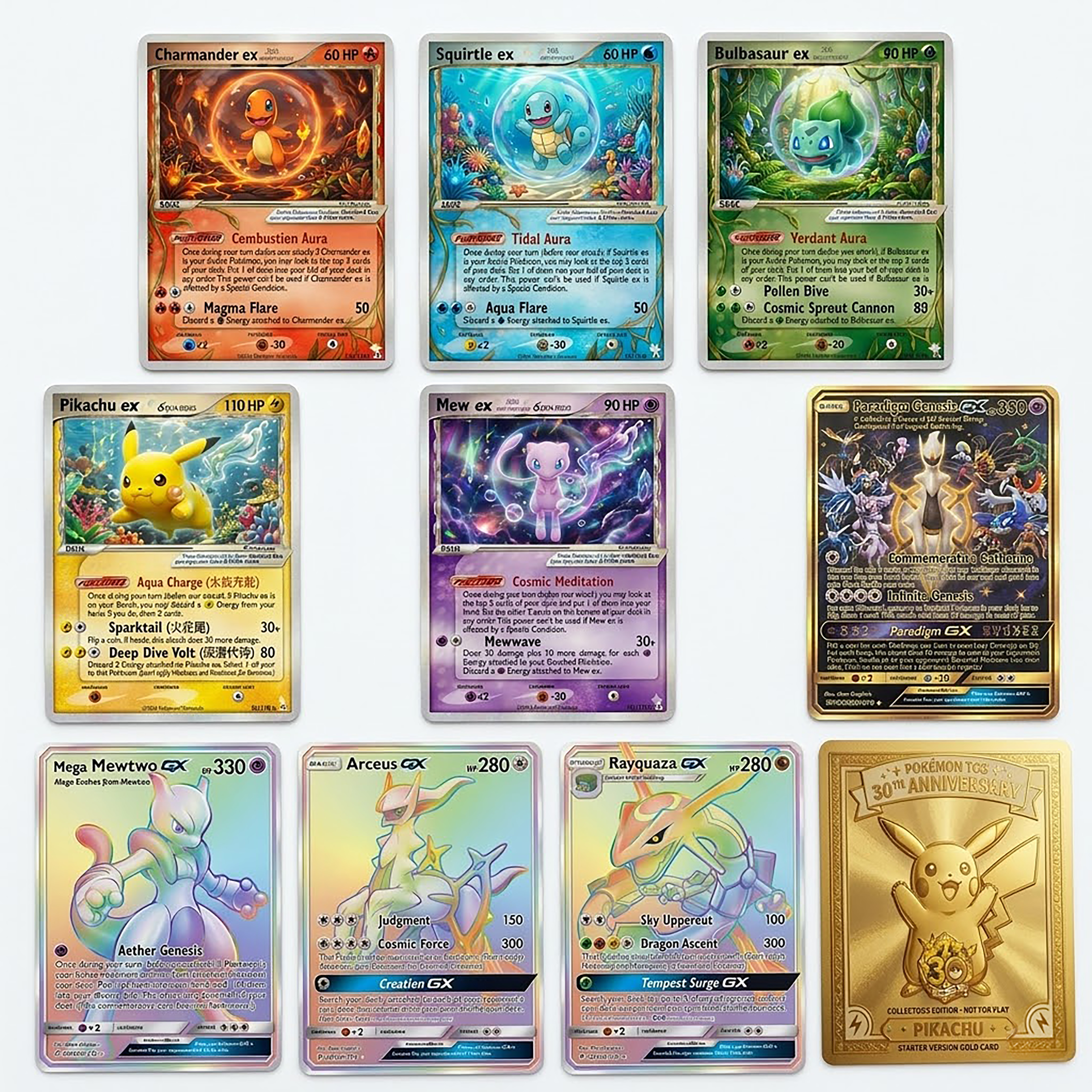 30th Anniversary TCG Cards