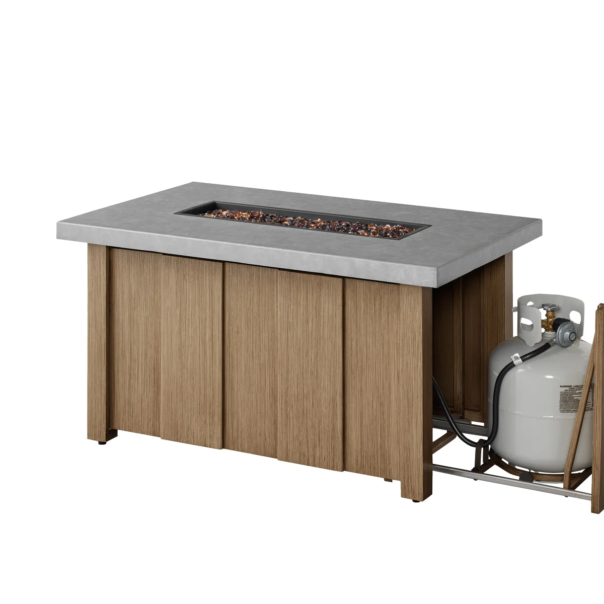 Agio Valmar 5-piece Outdoor Patio Fire Seating Set