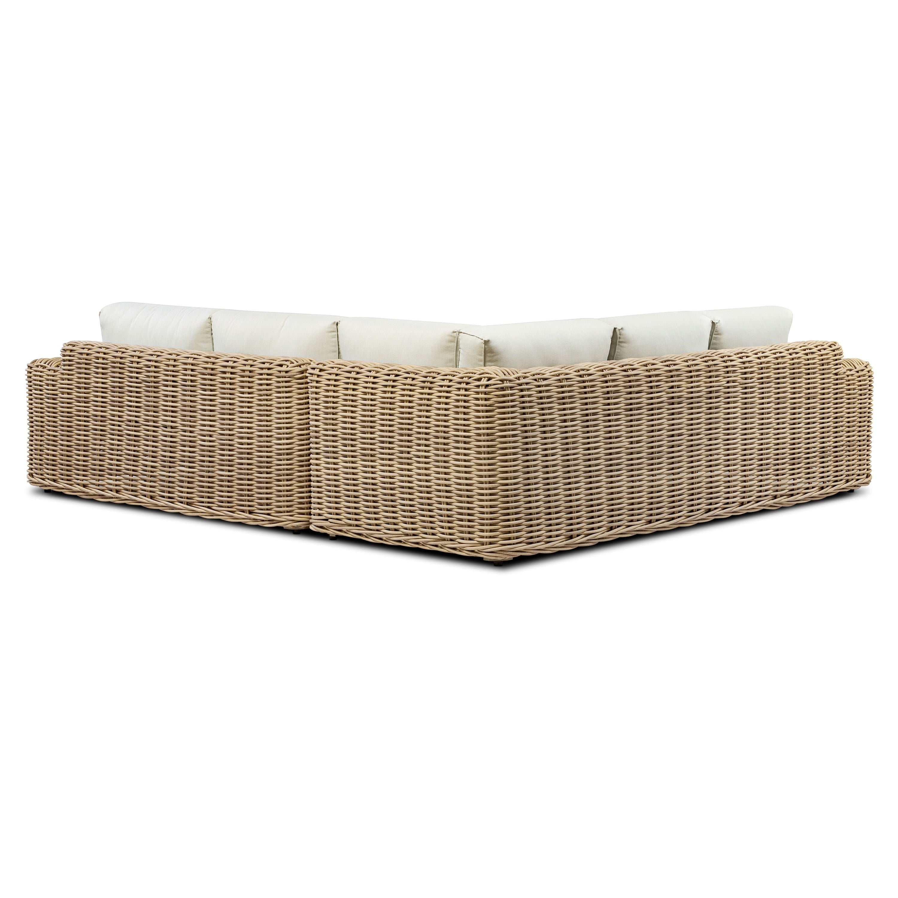 Poly & Bark Puglia Outdoor/Patio Corner Sectional Set with Coffee Table