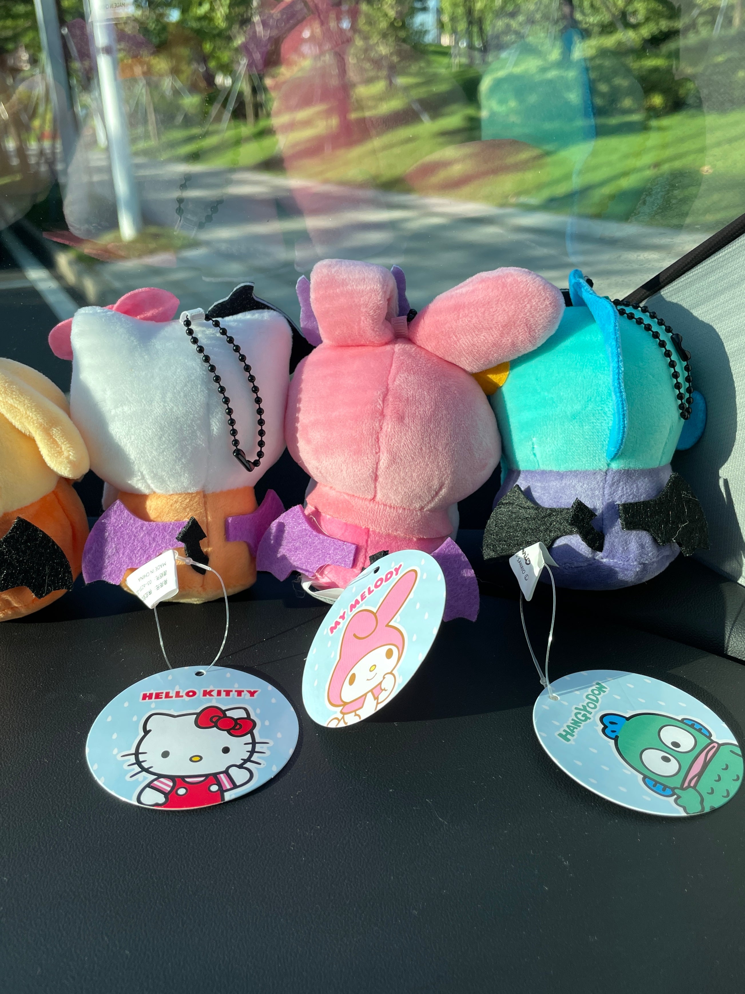 Sanrio Halloween Pumpkin Plushie Keychain