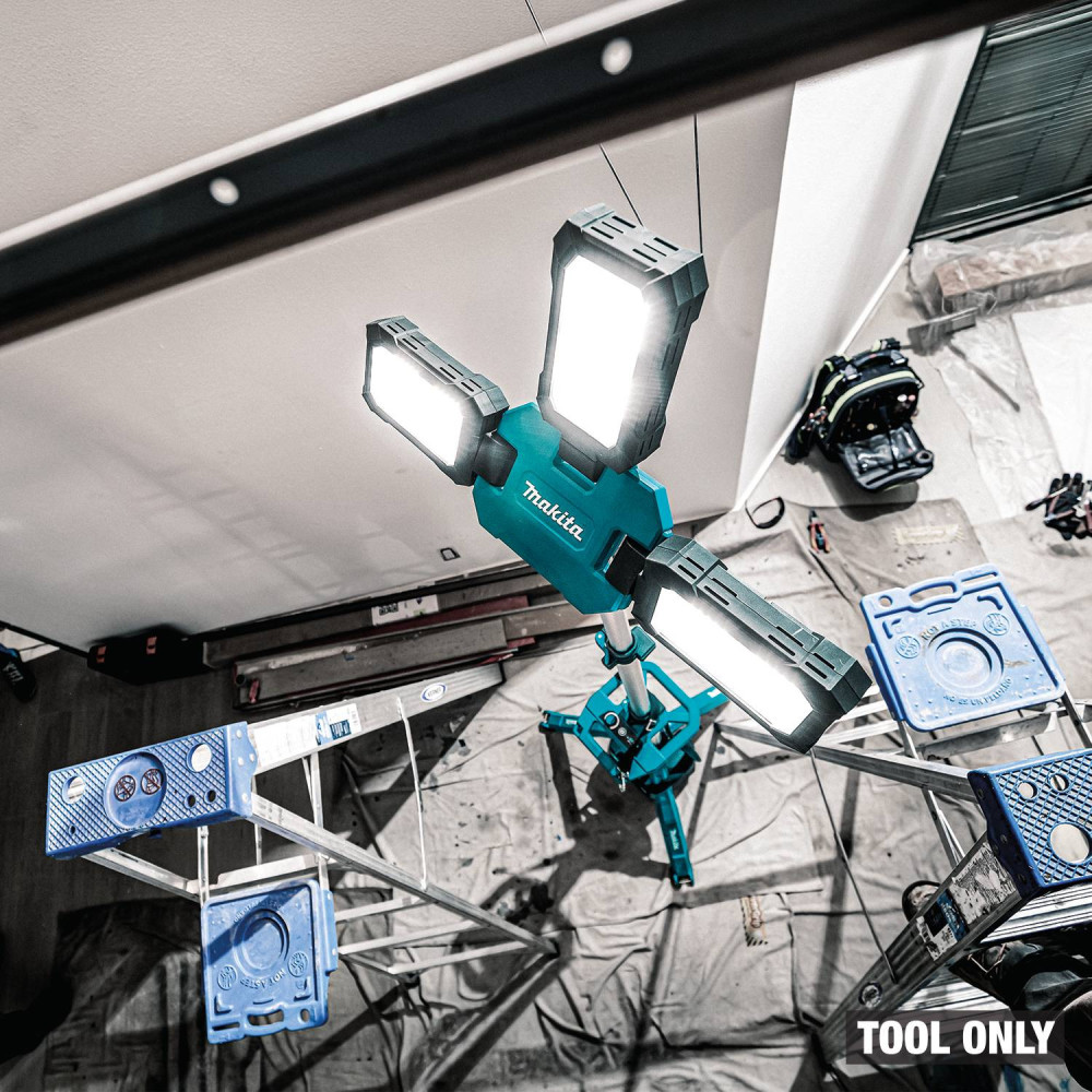 🔥 Special Offer: 15,000-Lumen Cordless LED Tower Light | 3 Adjustable Heads, 8 ft. Height — Light Only