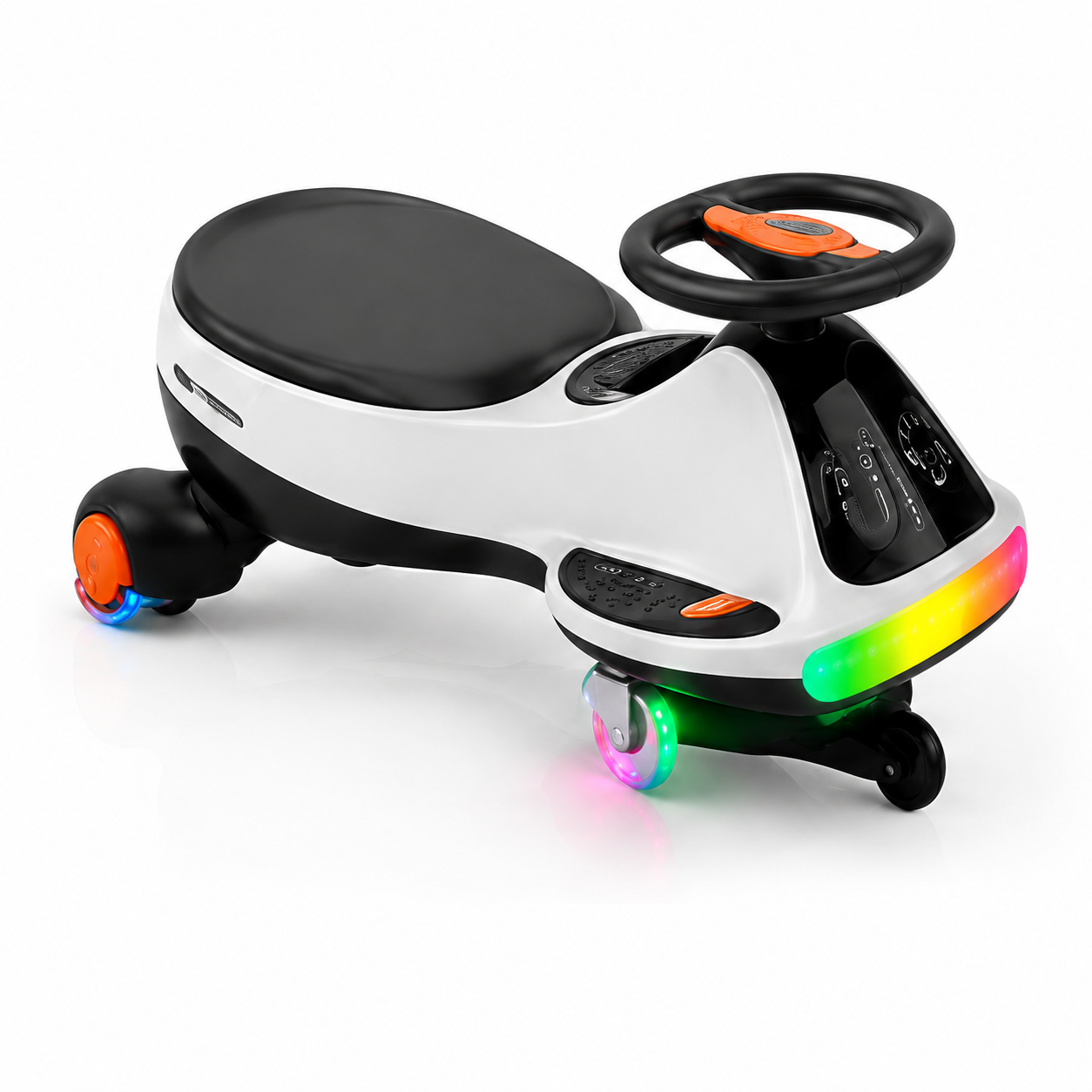 🔥 12V Electric Wiggle Car for Kids – LED Lights, Bluetooth Music & Rechargeable Ride-On Fun