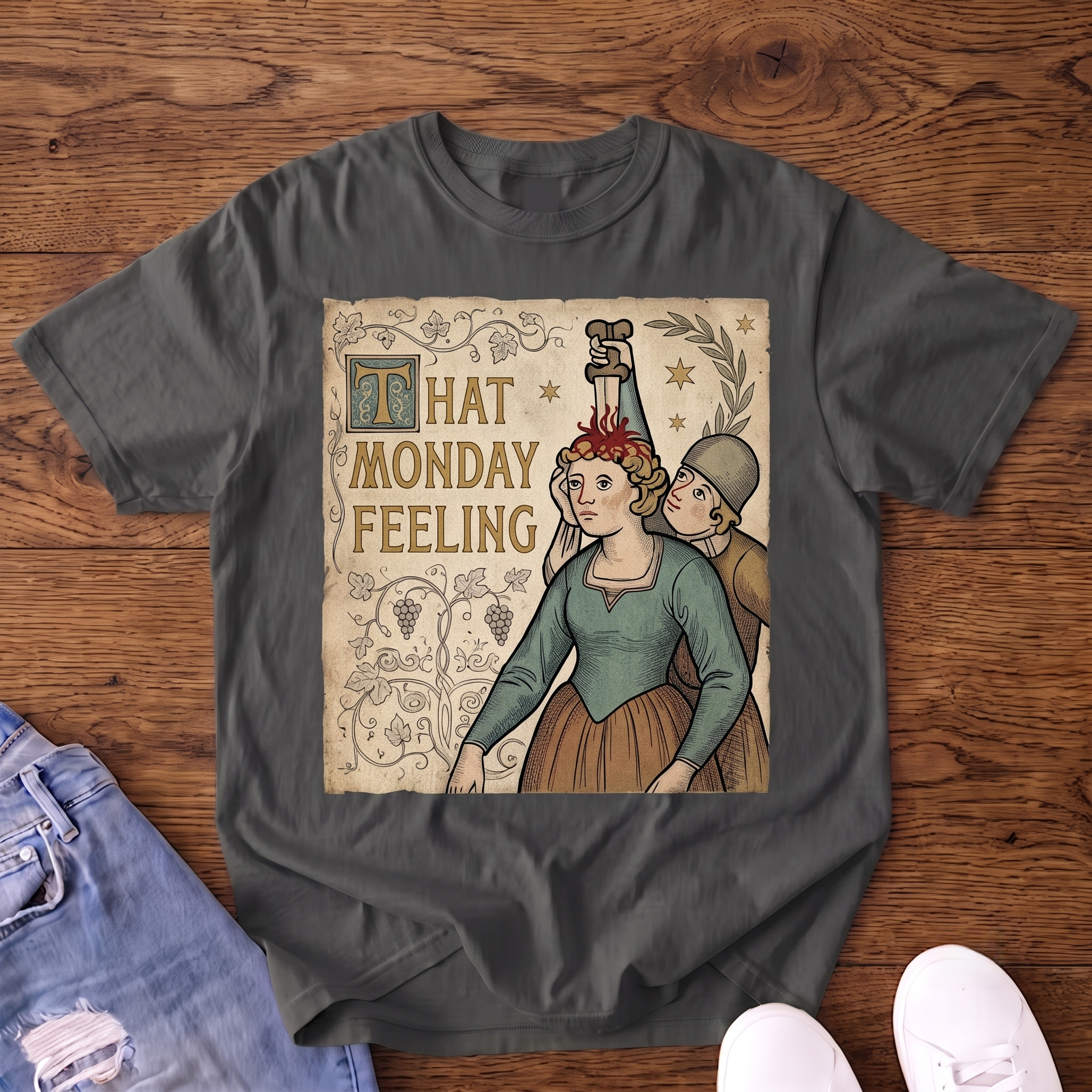 That Monday Feeling Medieval Vintage T-shirt