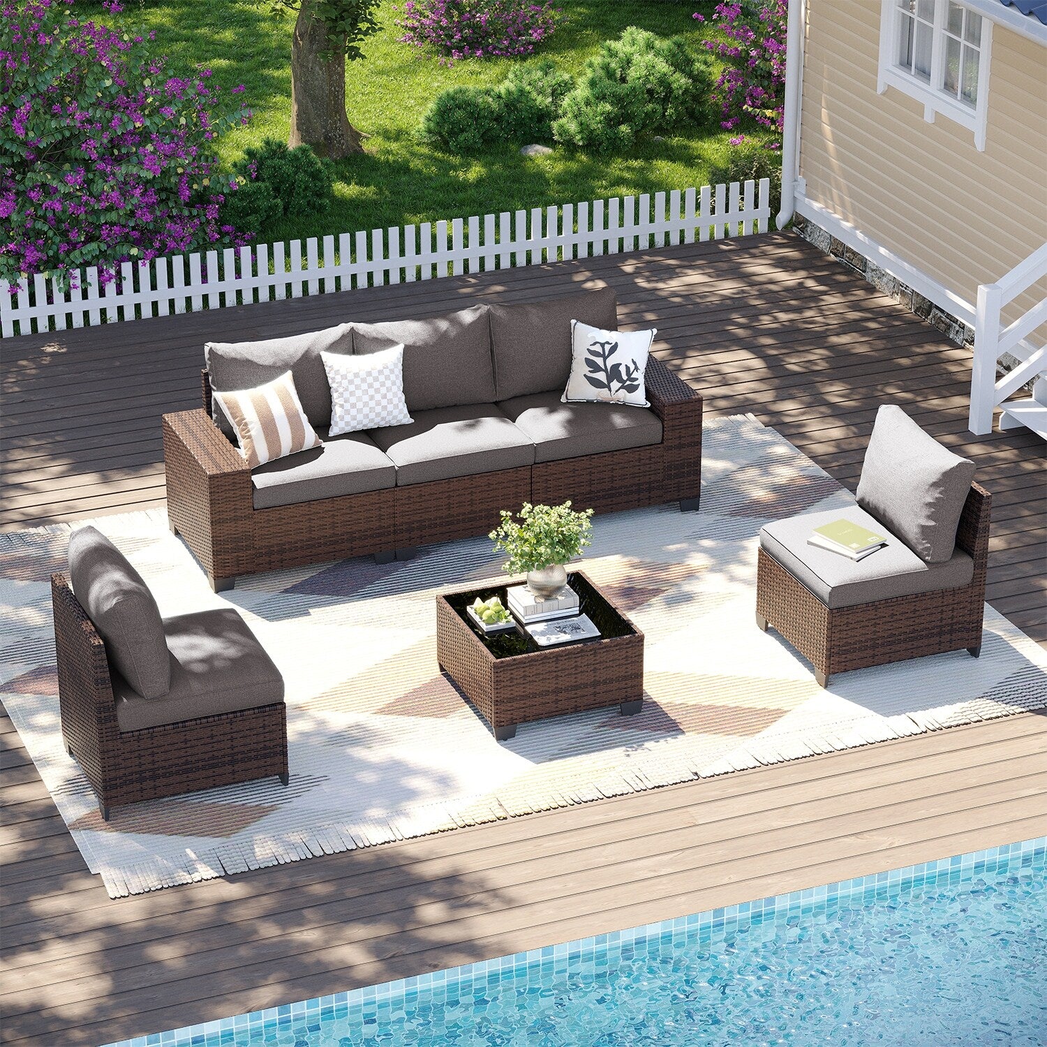 Patio Furniture Set , Outdoor Sectional Sofa Set