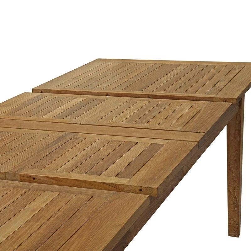 Sidney Rectangular 6 - Person 108.5'' Long Teak Dining Set