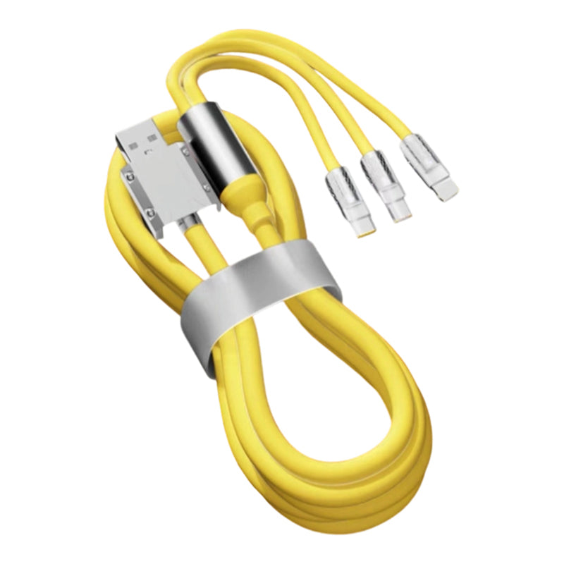 120W 3-in-1 Fast Charging Cable with Digital Display