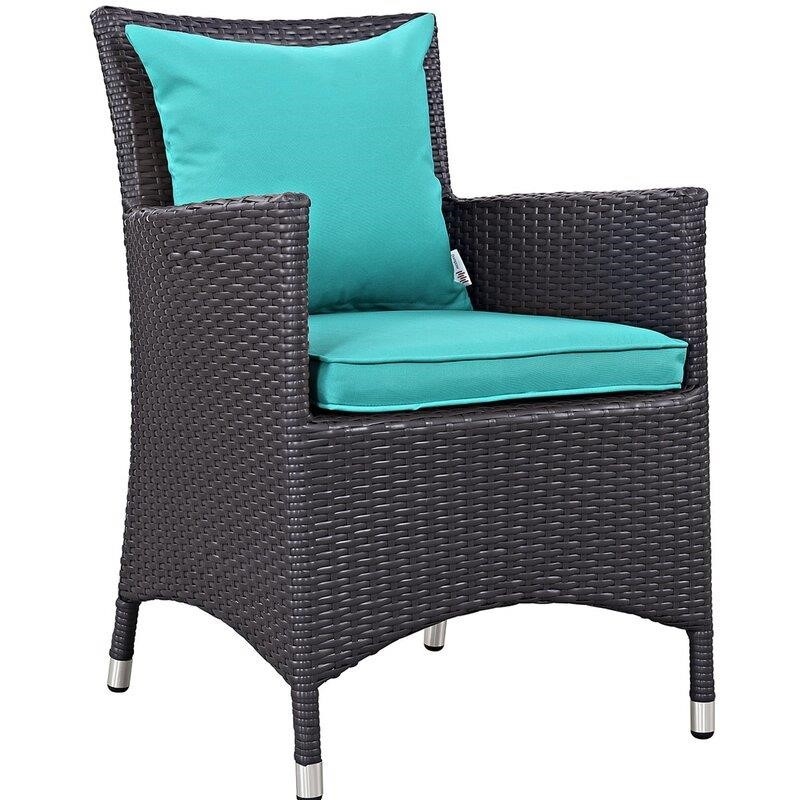 Brentwood Rectangular 10 - Person Dining Set with Cushions