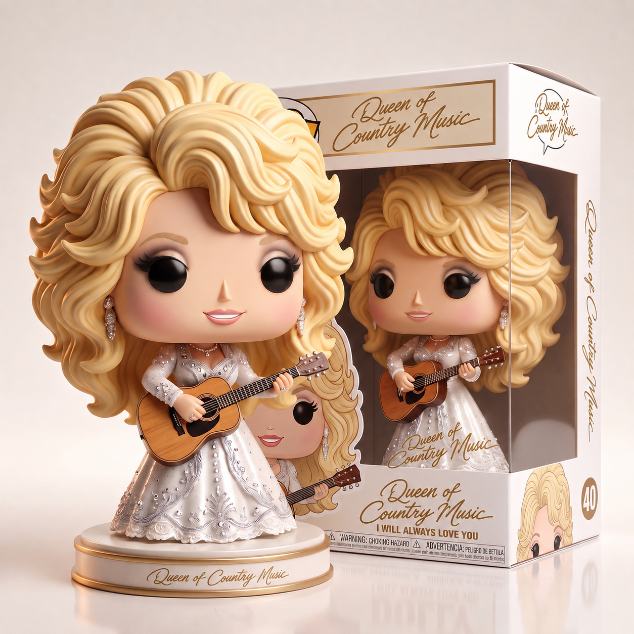 Dolly Parton Queen of Country Music Memorial Figurine