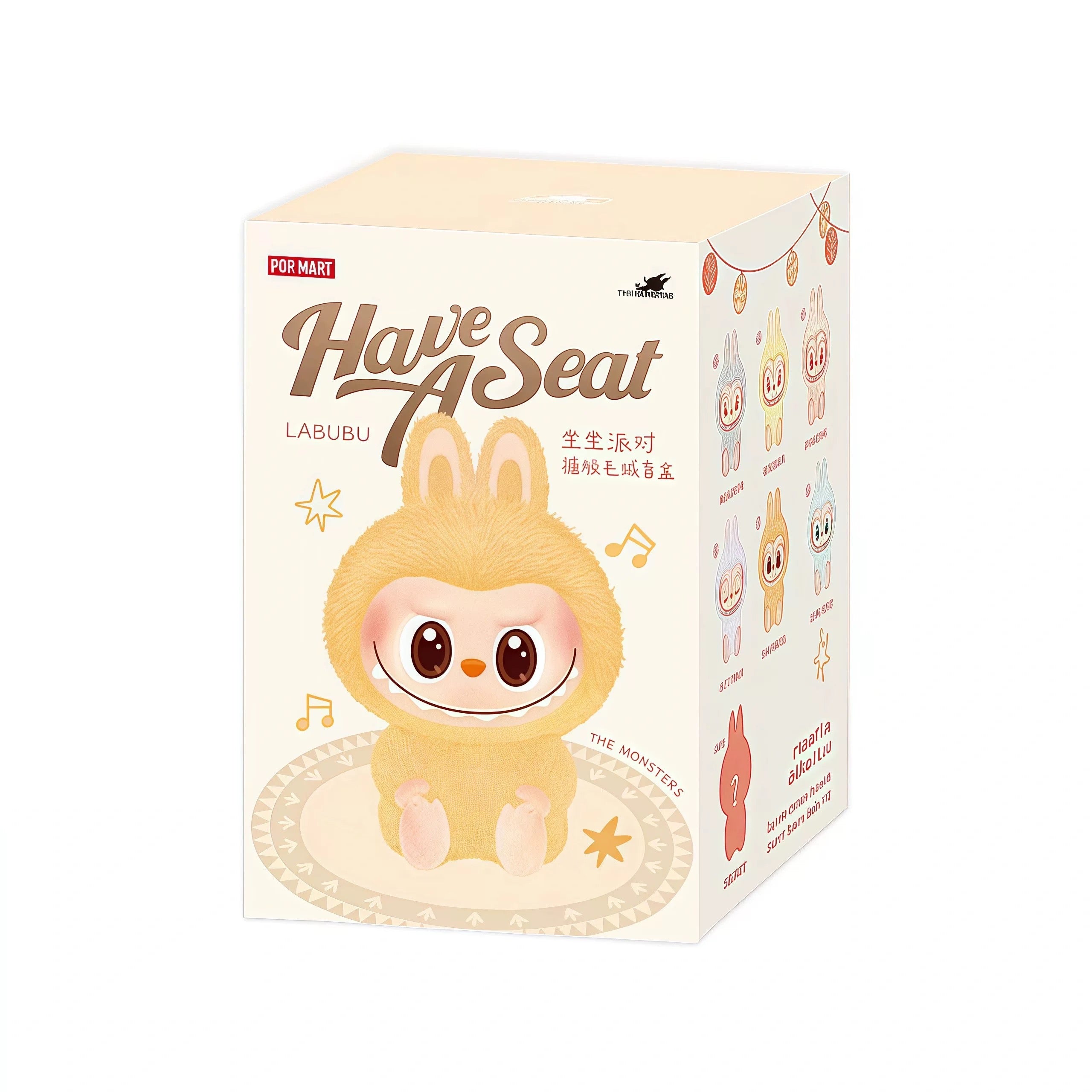 Labubu THE MONSTERS Have a Seat Vinyl Face Blind Box