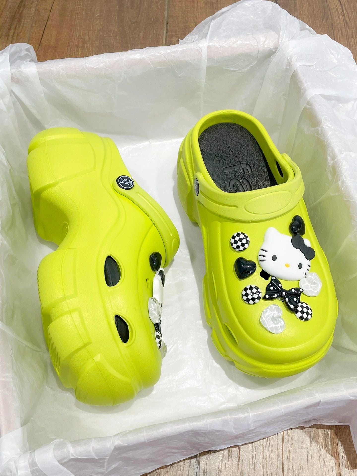 Hellokitty Clogs Platform Shoes Sandal