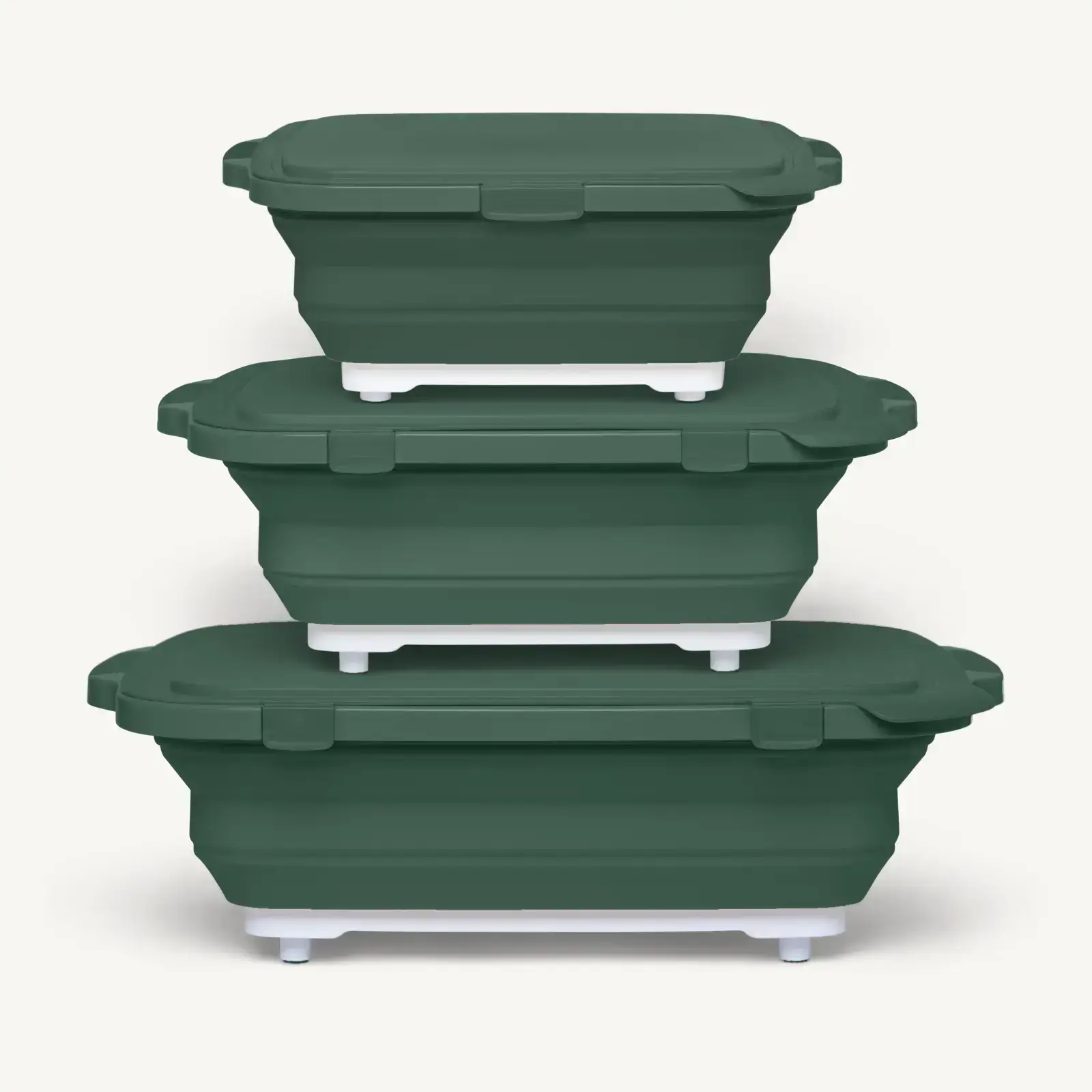 3pc Collapsible BBQ Prep Tub Set